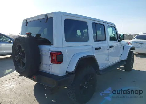 2021 Jeep Wrangler Unlimited Sahara Altitude 4X4 z USA, uszkodzony, nr VIN 1C4HJXEM7MW780165